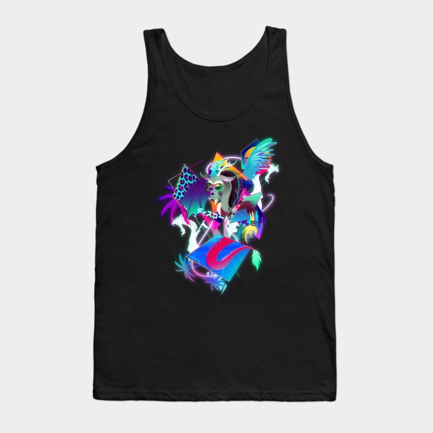 Synthwave Discord Tank Top by Ilona's Store